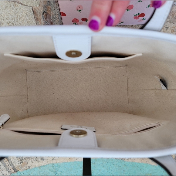 Kate Spade Picnic In The Park Strawberry Tote And Wristlet - Picture 16 of 16